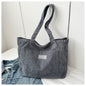 Corduroy shoulder crossbody bag