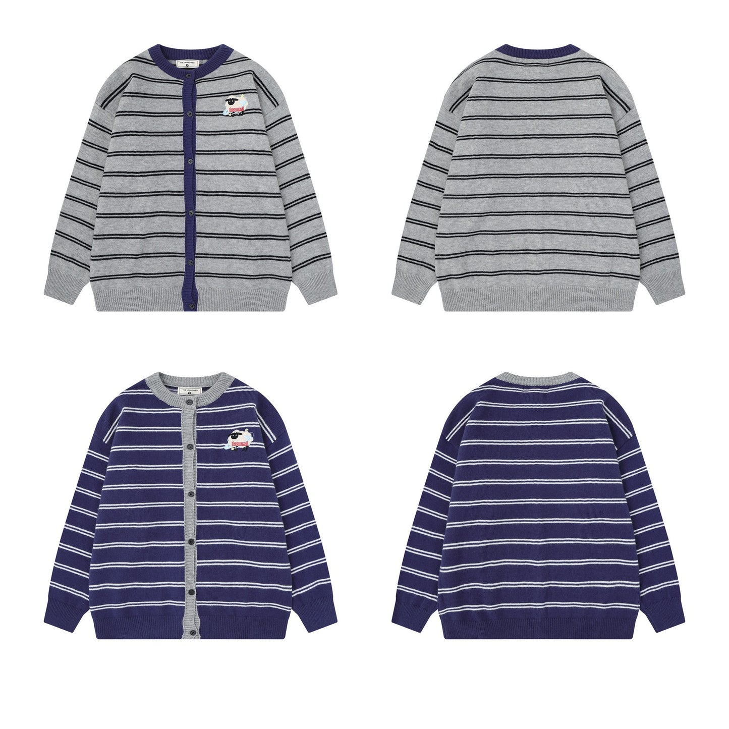 Small lamb logo embroidered design jacket
