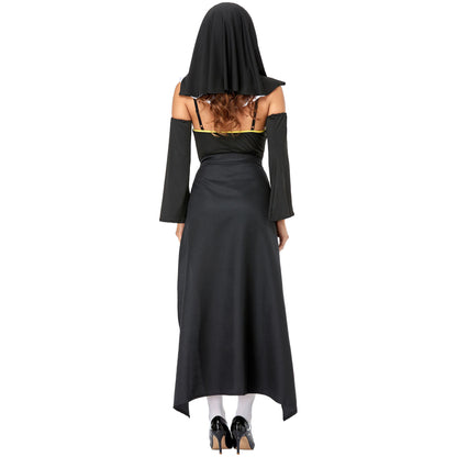Halloween costume nun costume role-playing