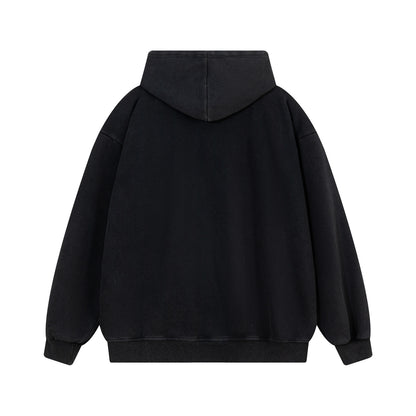 Cross shaped letter hoodie
