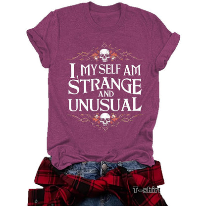 Halloween T-shirt Skull Pattern