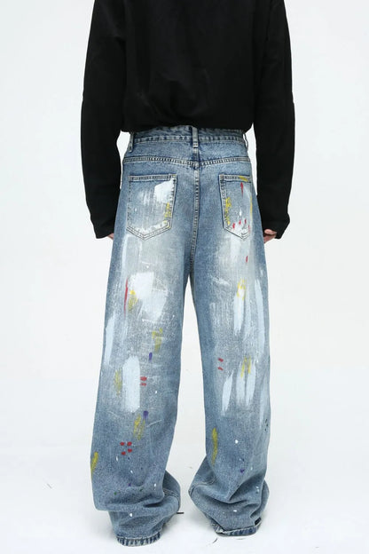 Painting Jeans with Pockets