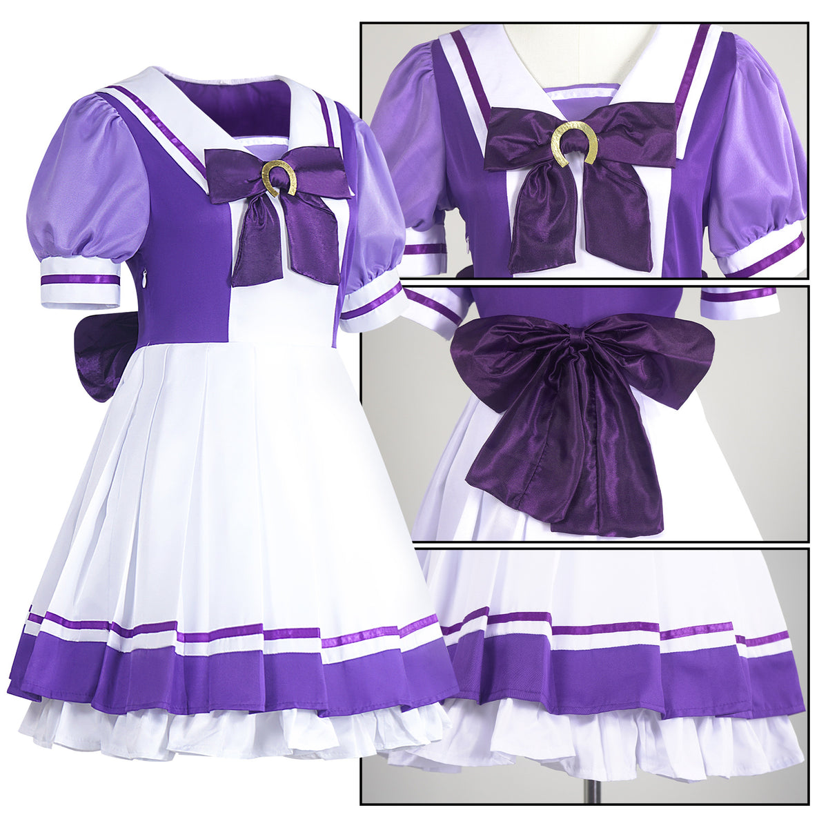 Racing Girls Pretty Derby Treason Academy Uniform Cosplay Costume Women's School Uniform Full Set Anime