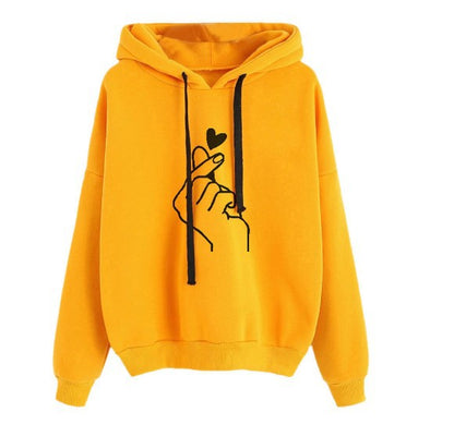 Women's Casual Printed Planet Graphic Hooded Sweatshirt