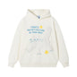 Plush cat hooded hoodie with adhesive fabric