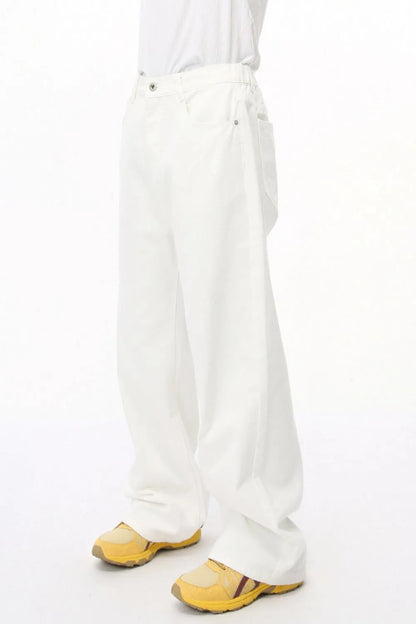Wide Leg Jeans with Pockets