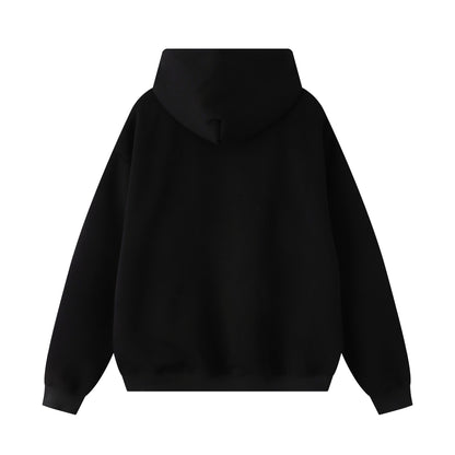 Cat Embroidered Hoodie