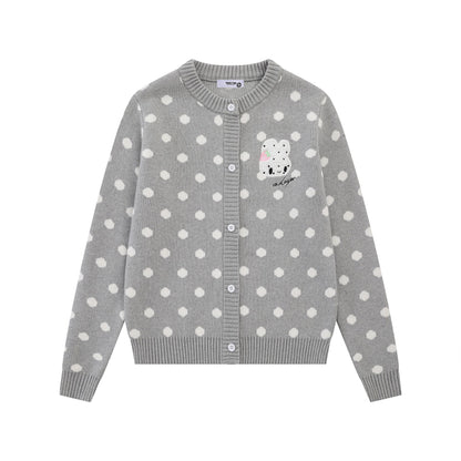 Chest rabbit patch coat