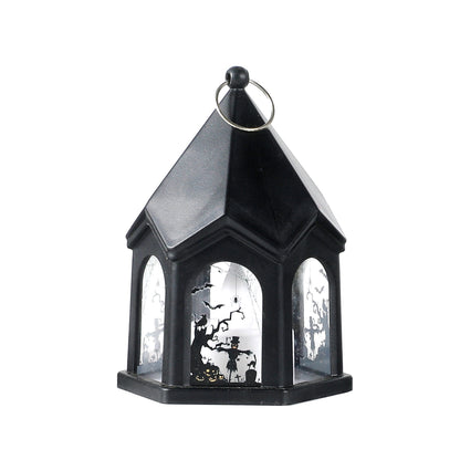 Halloween Castle Style Pumpkin Lantern Kids Carry Bag Halloween Decoration Hanging Ornament Props