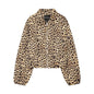 Collar zipper long sleeved jacket