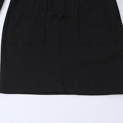 Rope knot buckle short dress