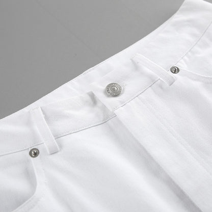 European and American style personalized fashion temperament versatile commuting pants