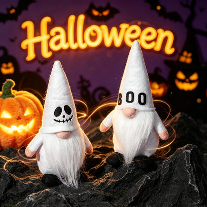 Halloween Rudolph Plush Gnome Ghost Hanging Ornament Witch Hat Party Decoration Halloween Decorative Figurine