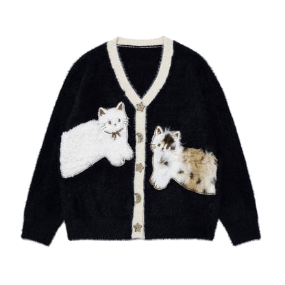 Plush cloth cat coat