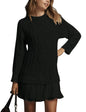 Comfortable Casual Fashion Knit Sweater with Cable Pattern for Women