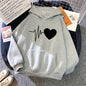 Style Creative Letter Graphic Unisex Hoodie Sweatshirt