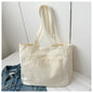 Corduroy shoulder crossbody bag