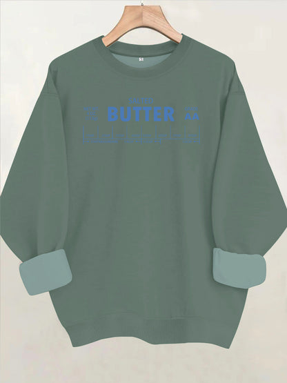 Round neck fleece hoodie